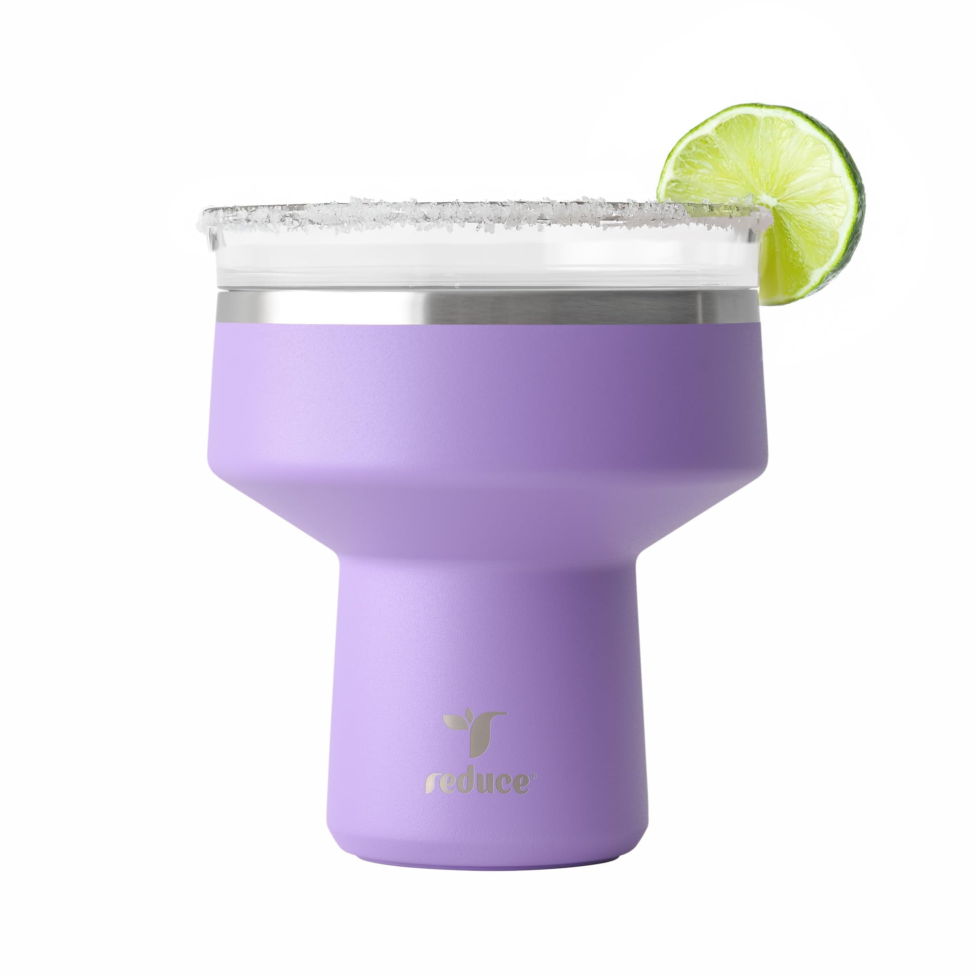 REDUCE Saltini 16oz purple punch tumbler keeps drinks cold during parties