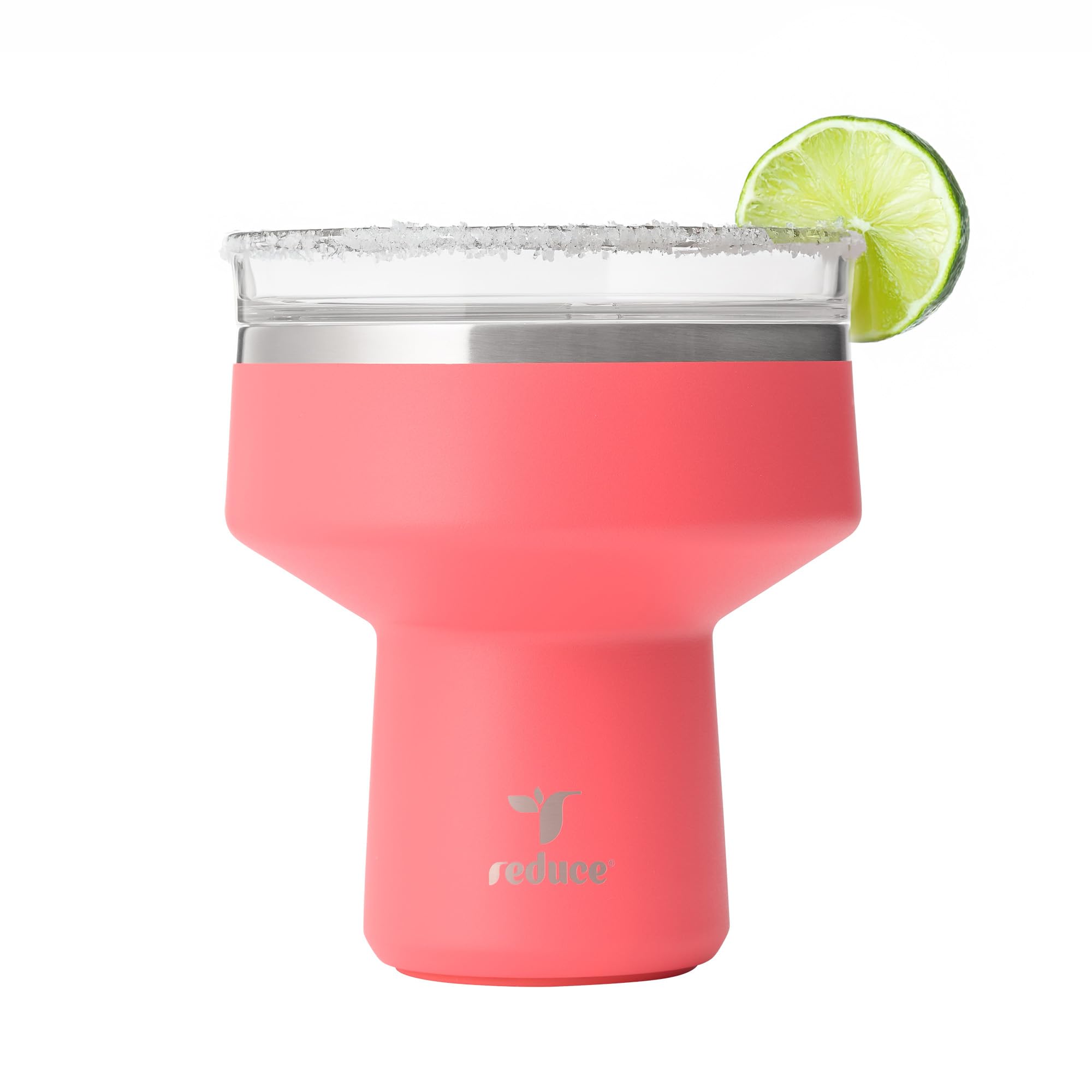 REDUCE Saltini 16 oz tumbler pour focus ideal for spill-free cocktails at parties.