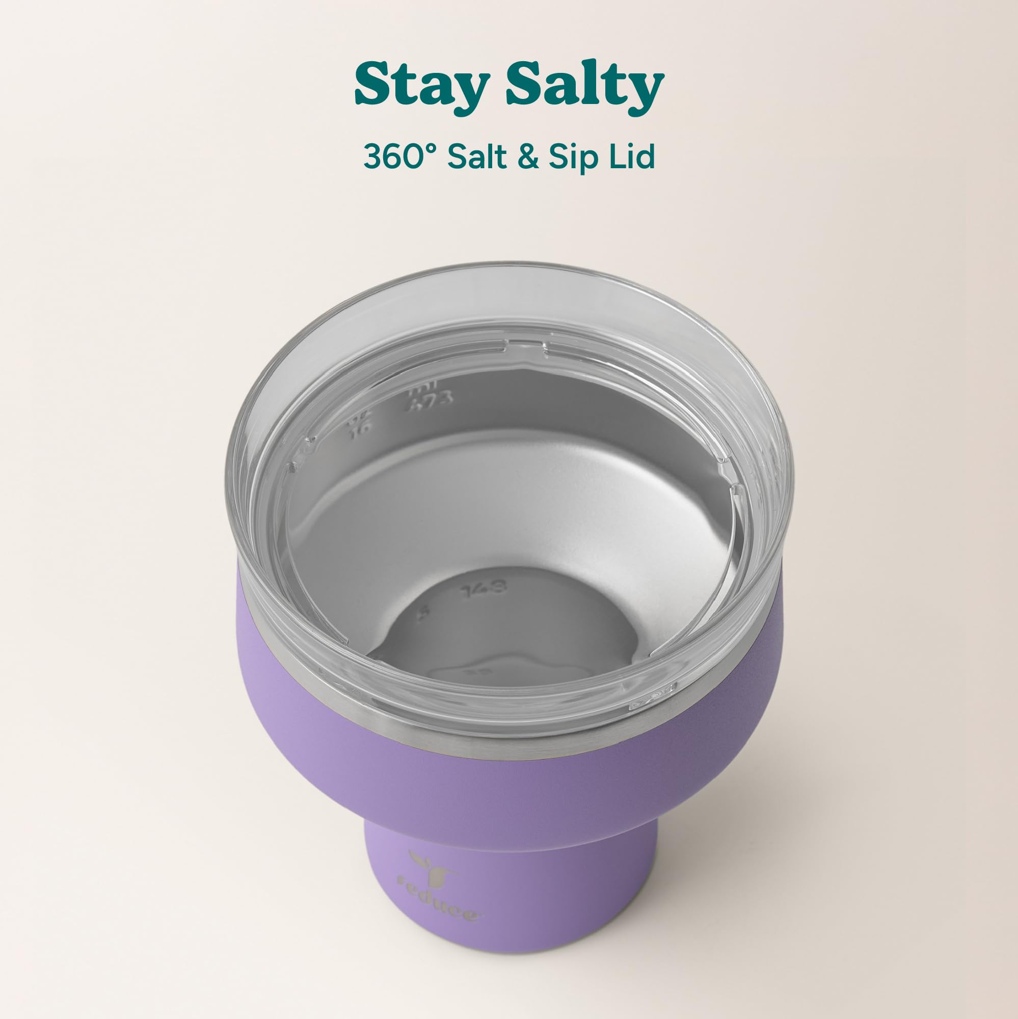 REDUCE Saltini glass free design purple punch boosts outdoor safety