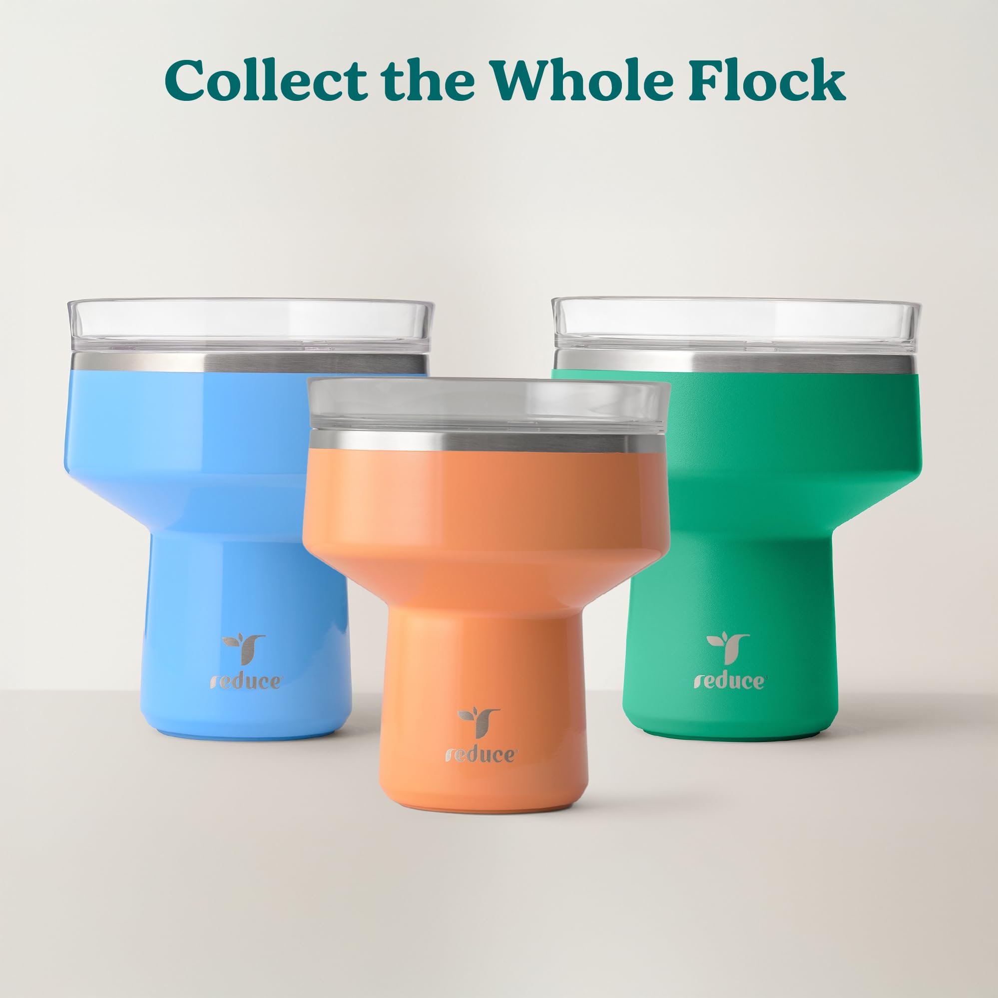 REDUCE Saltini wide stem and soft base for comfortable, quiet placement.