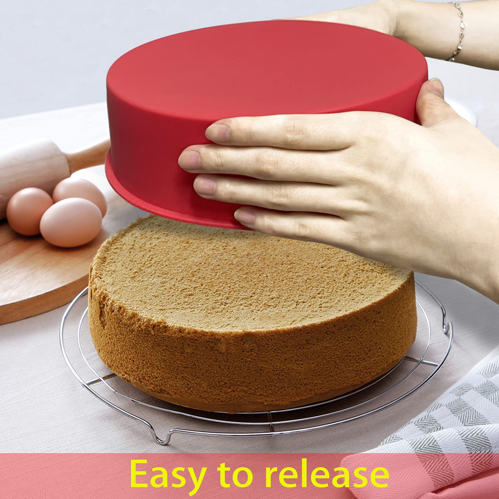 REECAGO pudding mold – heat-resistant and dishwasher-safe for quick cleanup.