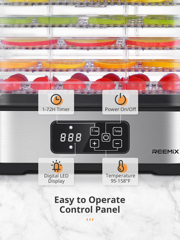 Reemix 360-degree hot air circulation ensures even drying.