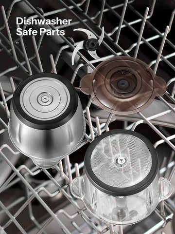 Reemix dishwasher-safe bowls and parts simplify cleanup after meals
