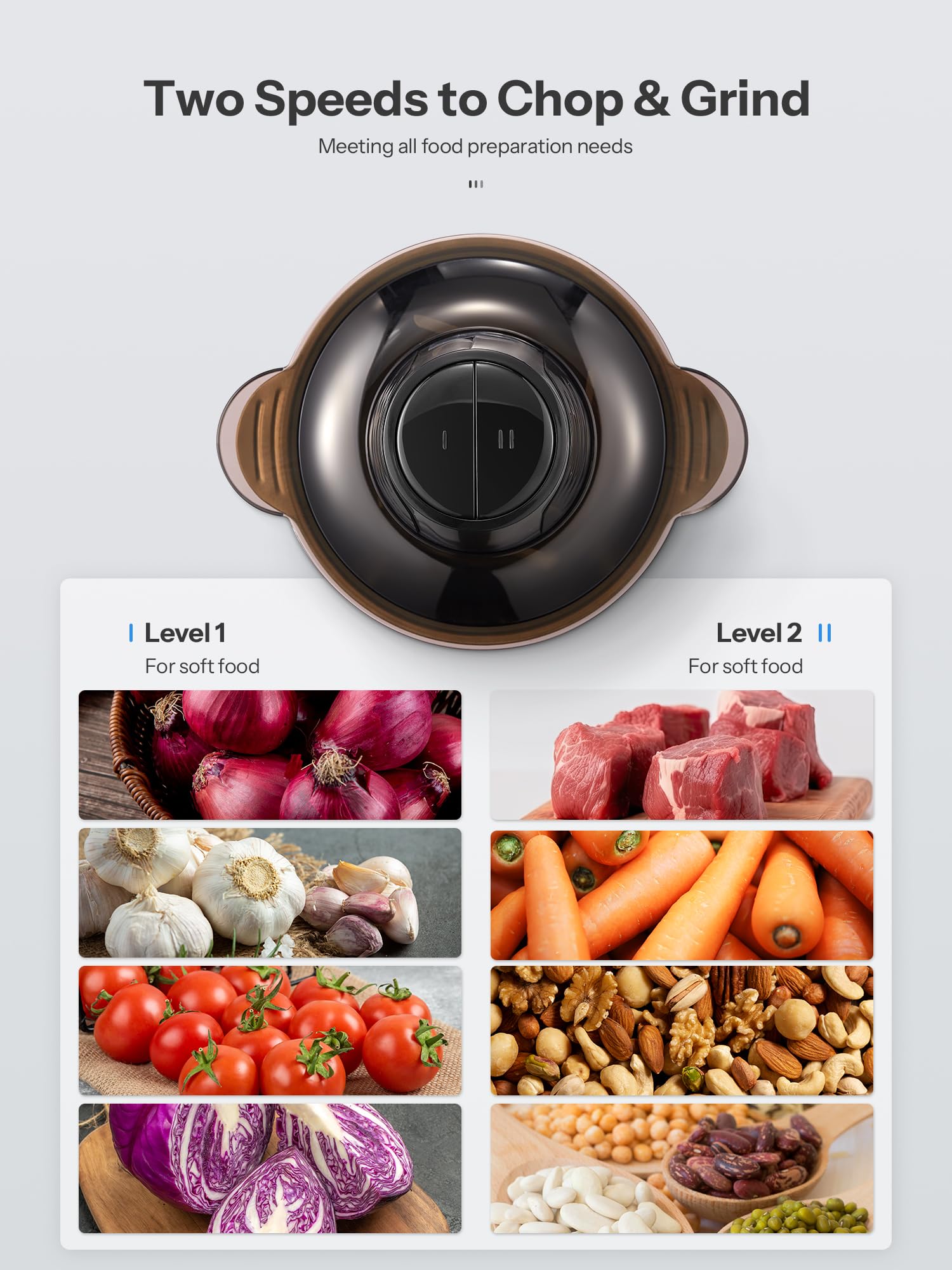 Reemix glass meat bowl keeps meat processing clean and separate