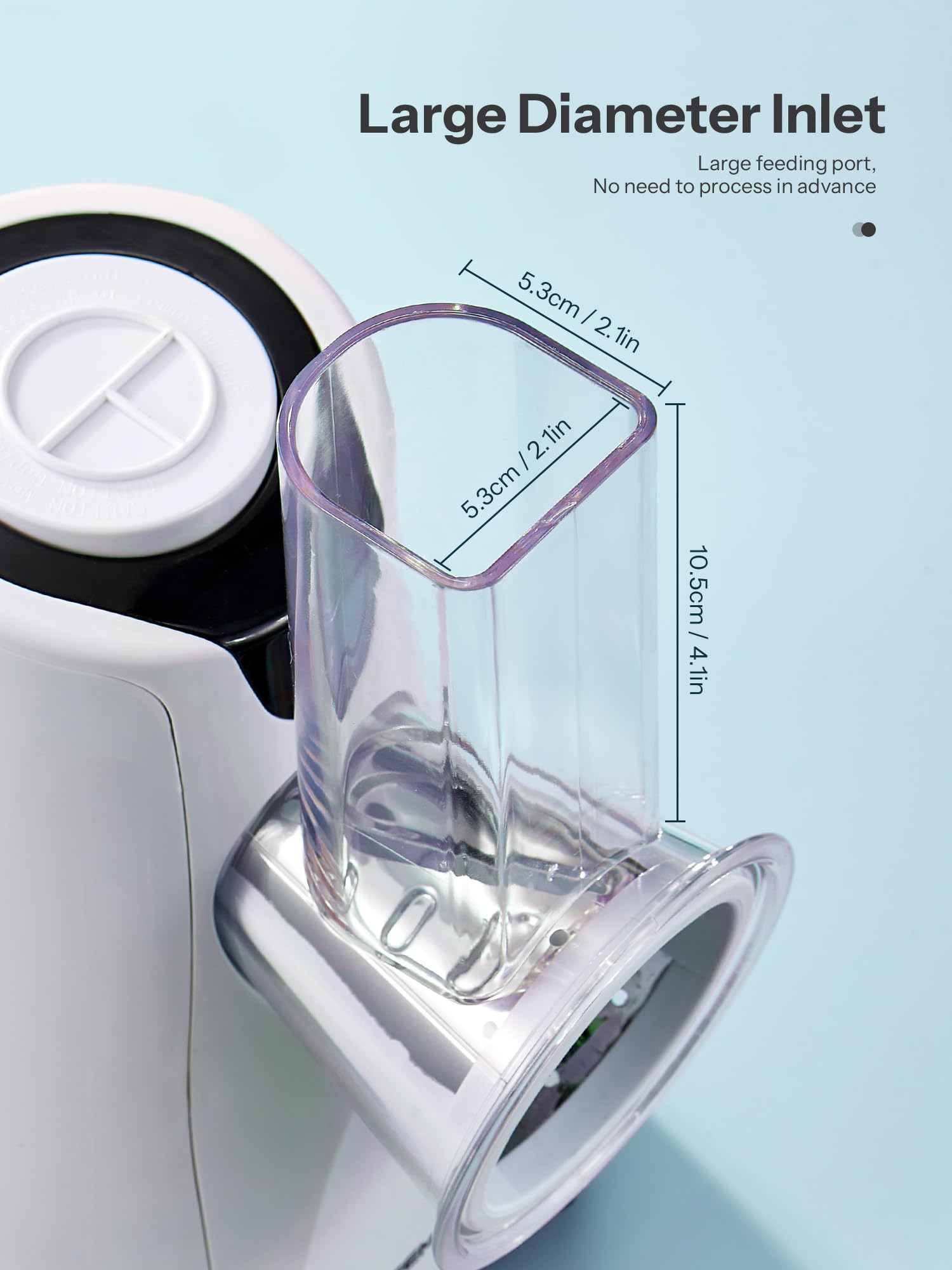 Reemix one-touch control panel for simple operation and fast results.
