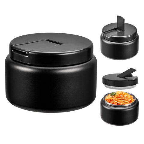 Reeple 13.5oz kids jar with buckle lid open for easy lunch access