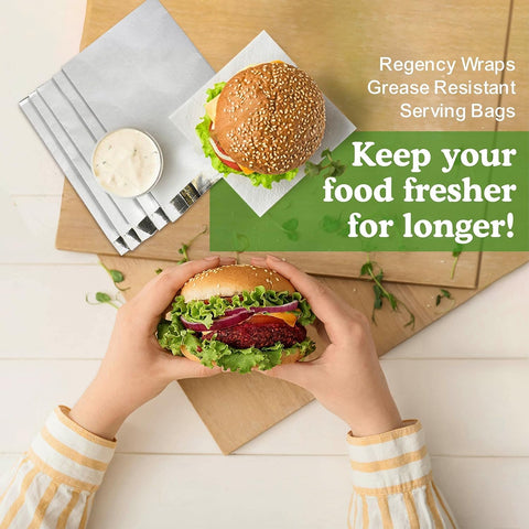 Regency Wraps concession stand bag for on-the-go servings and easy cleanup.