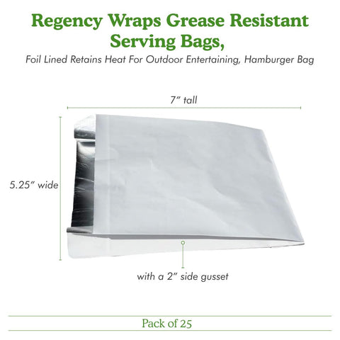 Regency Wraps small business foodservice bag supports efficient, grease-free service.