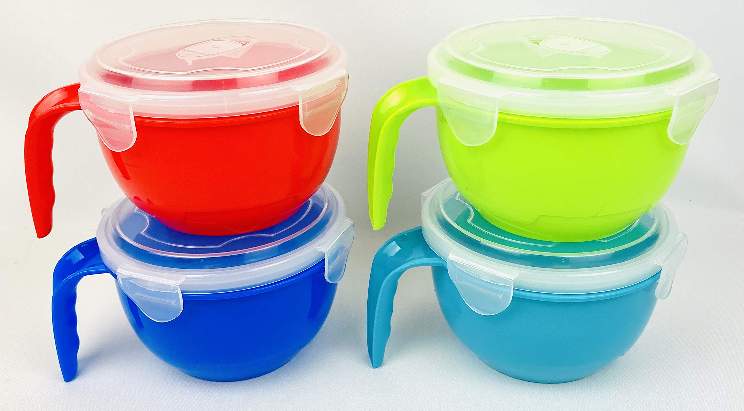 Regent Soup Bowl Set with vented snap-lock lid for clean, spill-free storage.
