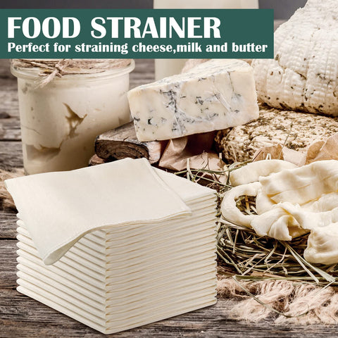 Reginary cheesecloth for pressing and canning at home.