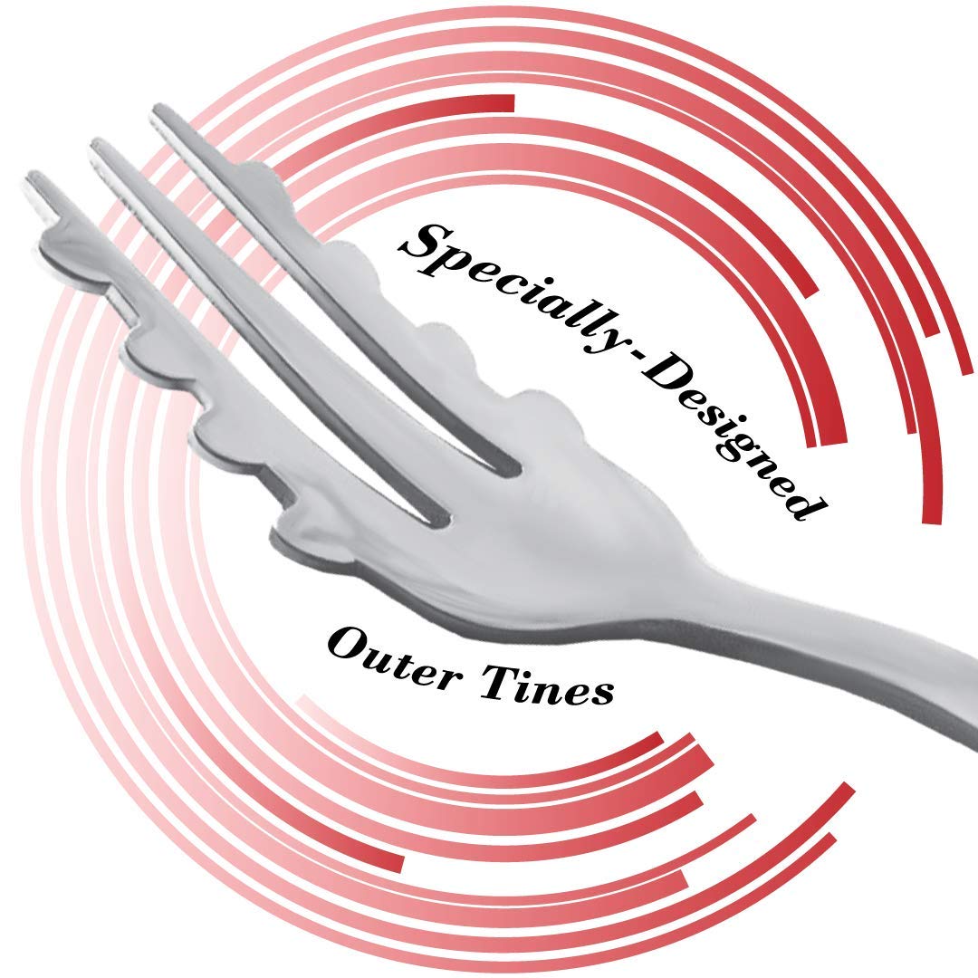 Rehabilitation Advantage For-Ghetti forks are dishwasher safe for quick cleanup after meals.