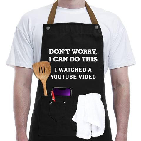 REHAVE BBQ apron packaging ready as a thoughtful gift.