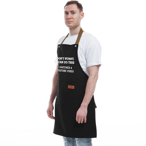 REHAVE BBQ apron wash and care guidance for long-lasting color.