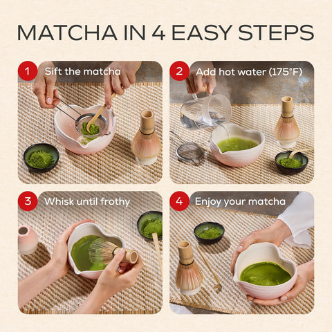 REHNY'S bamboo scoop for precise matcha measuring.