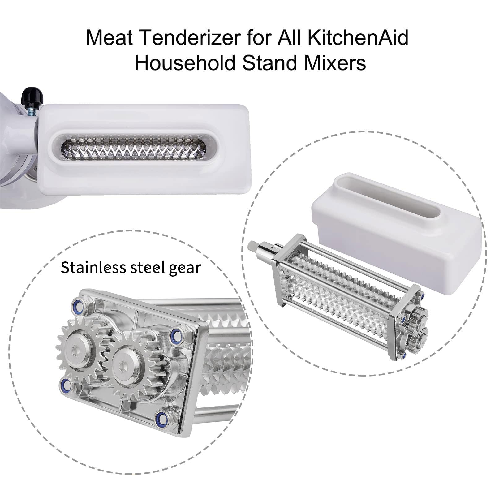 Dishwasher-safe Reikame attachment simplifies cleanup after use.