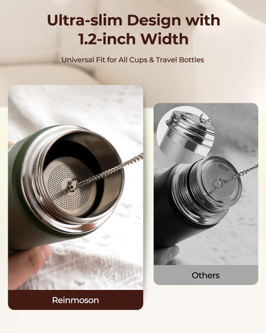 Reinmoson 304 stainless steel infuser for durable, flavor-neutral brewing
