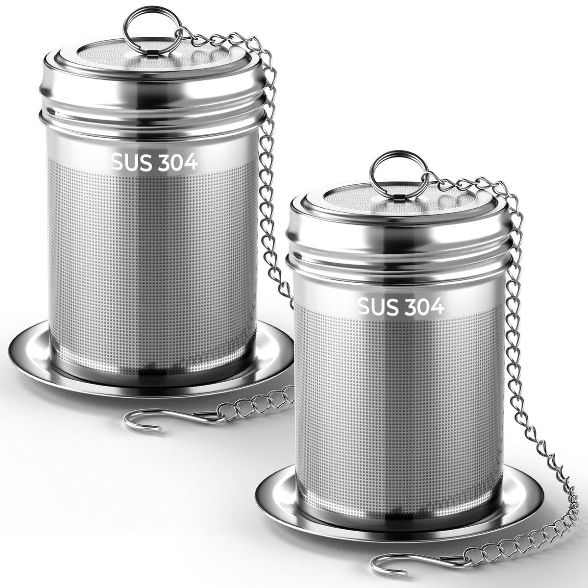 Reinmoson tea strainer with extremely fine mesh for pure flavor