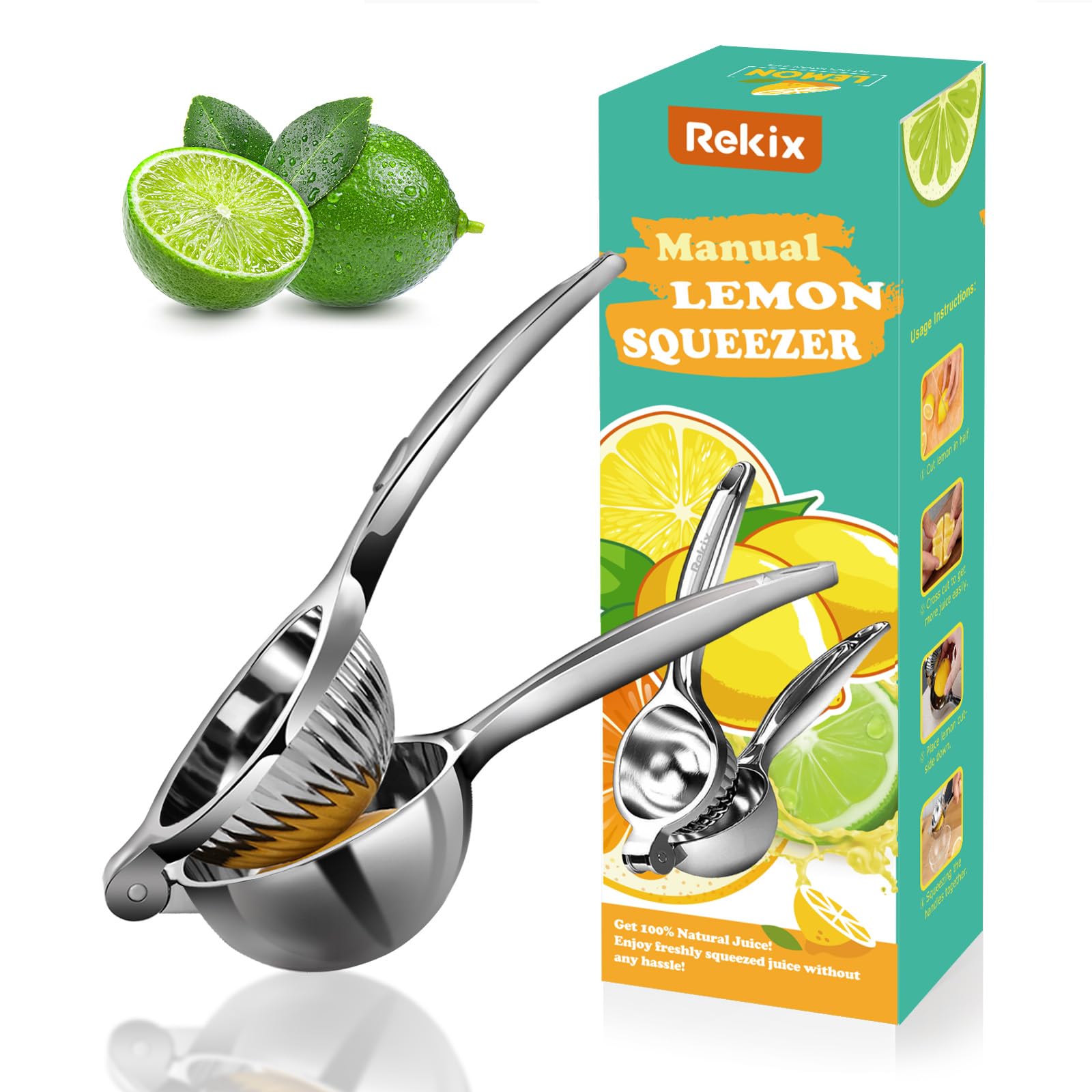Rekix portable citrus juice press ideal for on-the-go prep.