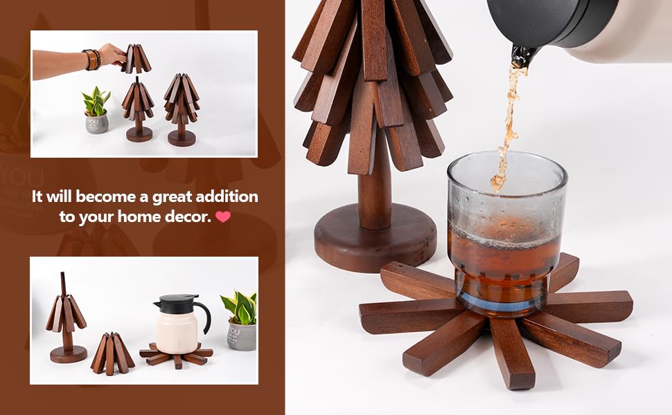 REKMO AMOY LANGYE trivets-tree-set-3-dining-table-surface shields wood and glass tabletops from heat.