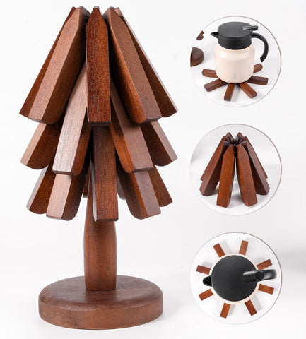 REKMO AMOY LANGYE trivets-tree-set-3-teapot-potholder guards counters while pouring hot tea.