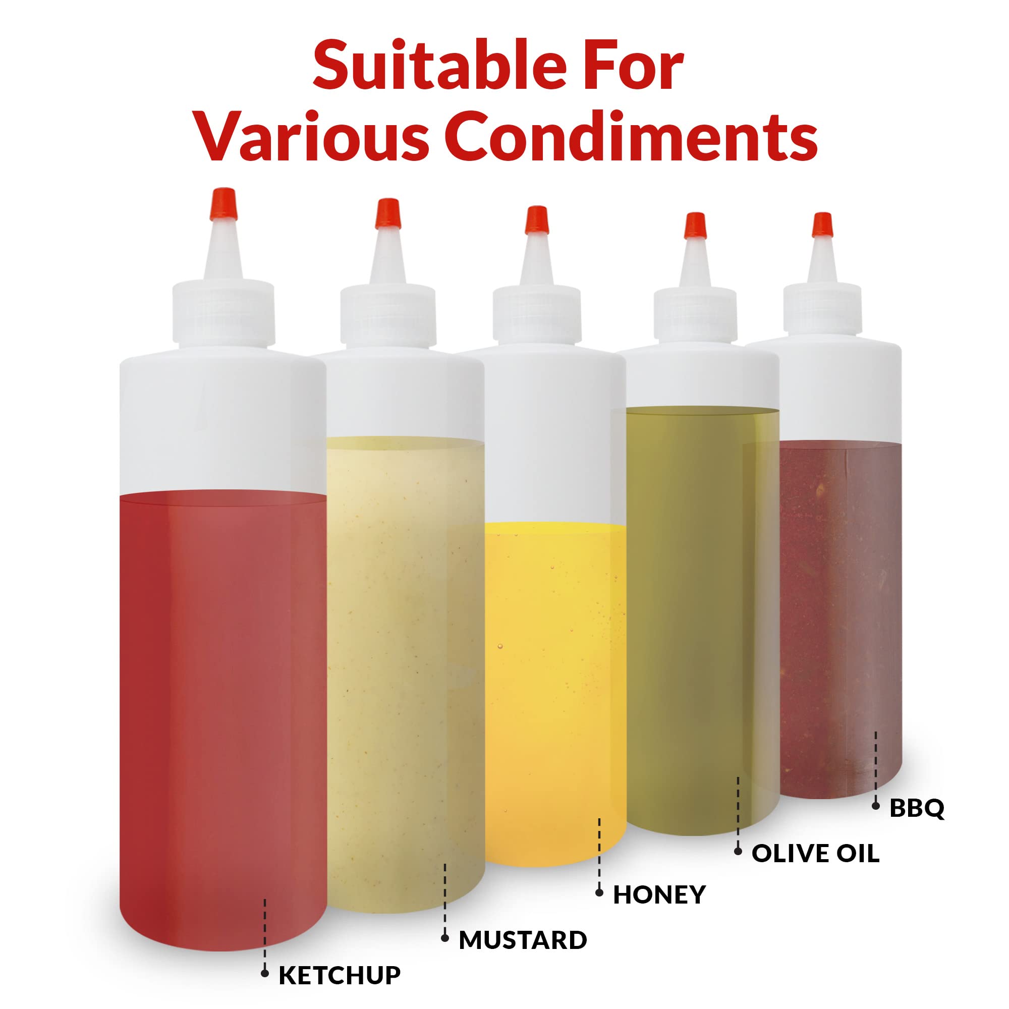 Reli versatile squeeze bottle ideal for sauces, oils, and dressings in the kitchen.