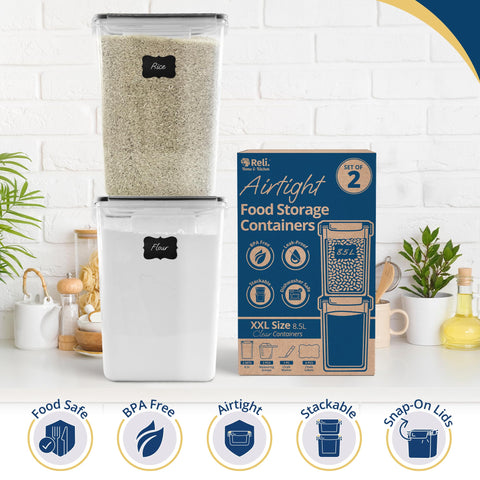 Reli dishwasher-safe container design for easy cleanup after cooking or baking