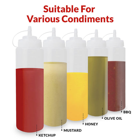 Reli easy squeeze bottle with tethered cap prevents spills