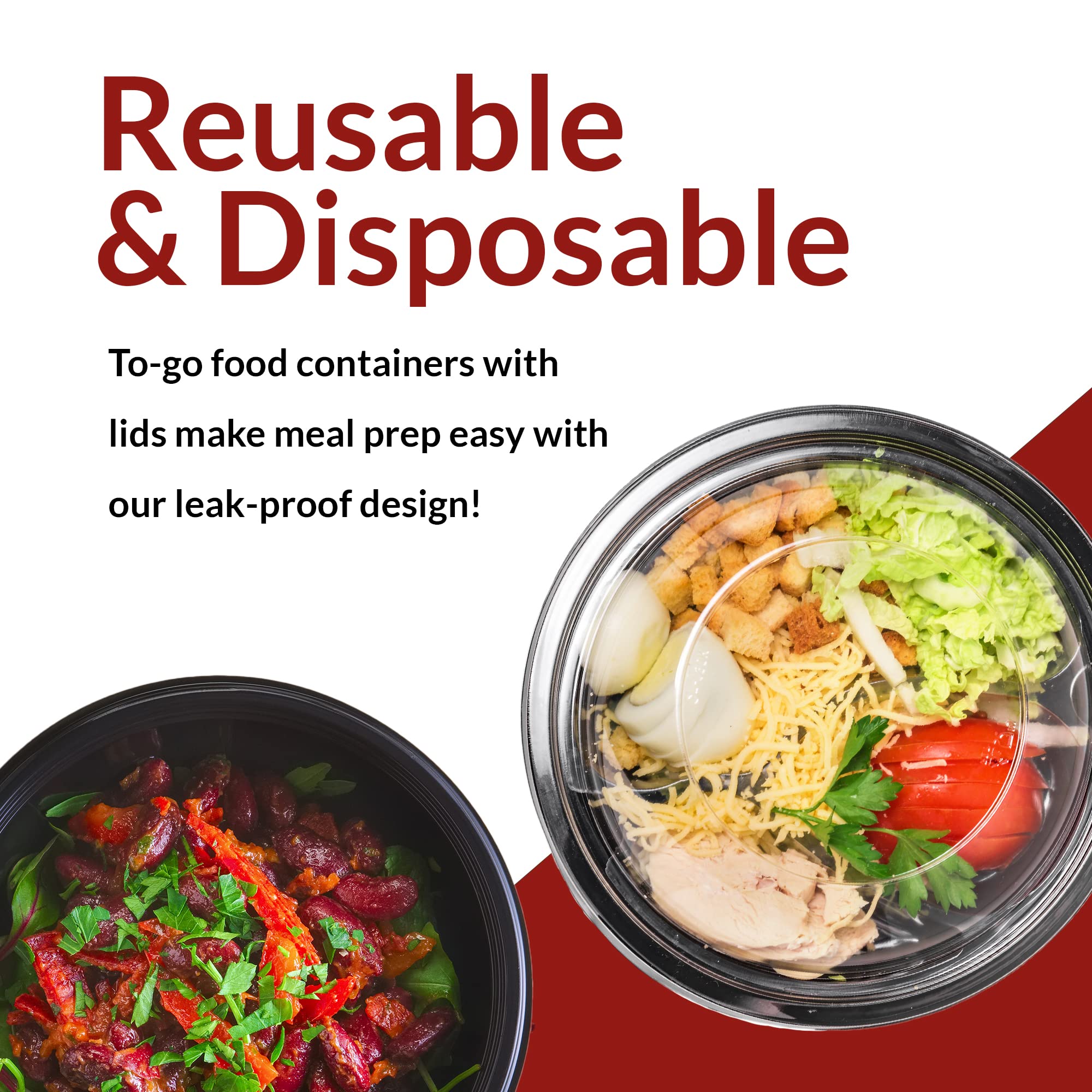 Reli leak-proof design supports easy grab-and-go meals and quick cleanup.