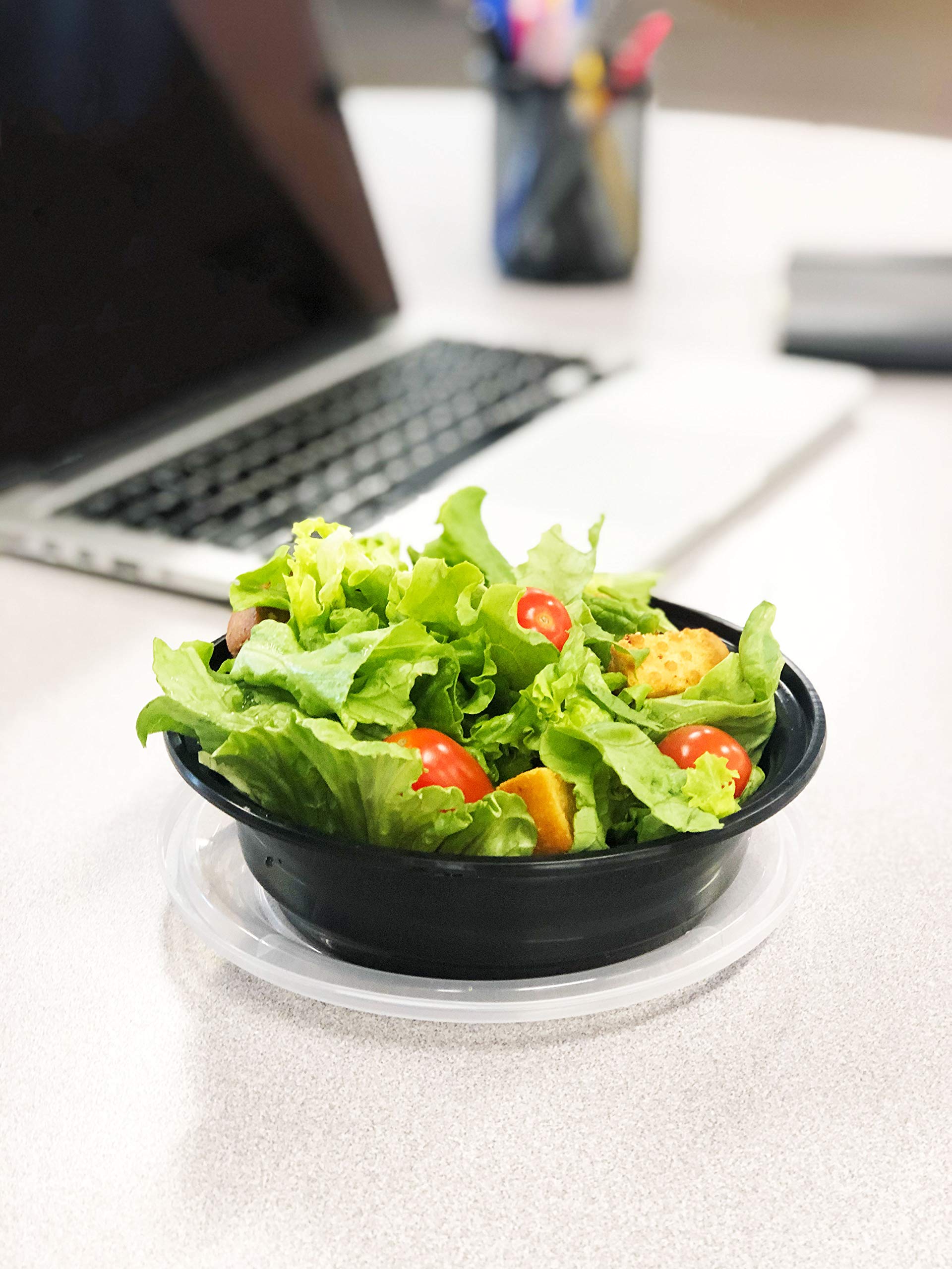 Reli takeout-friendly 16 oz bowls for meals on the go.