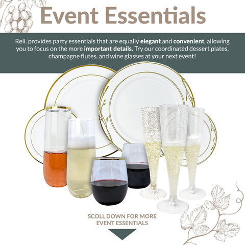 Mimosa service with Reli flutes enables easy setup and cleanup