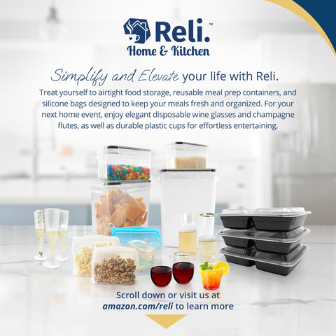 Reli pantry organization idea highlighting space-saving storage