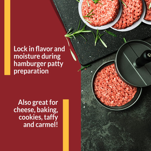 Reli High-quality parchment supports easy patty separation on burger presses.