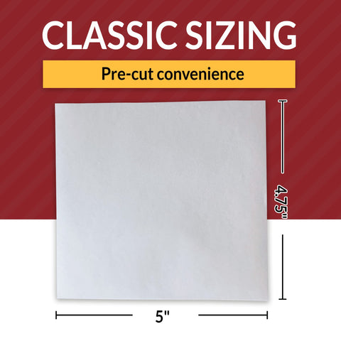 Reli patty paper sheets are freezer-ready to protect moisture