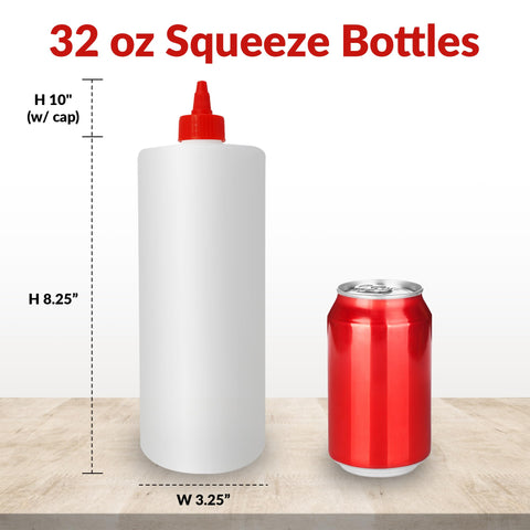 Reli squeeze bottle with twist cap enables precise pouring for dressings and oils