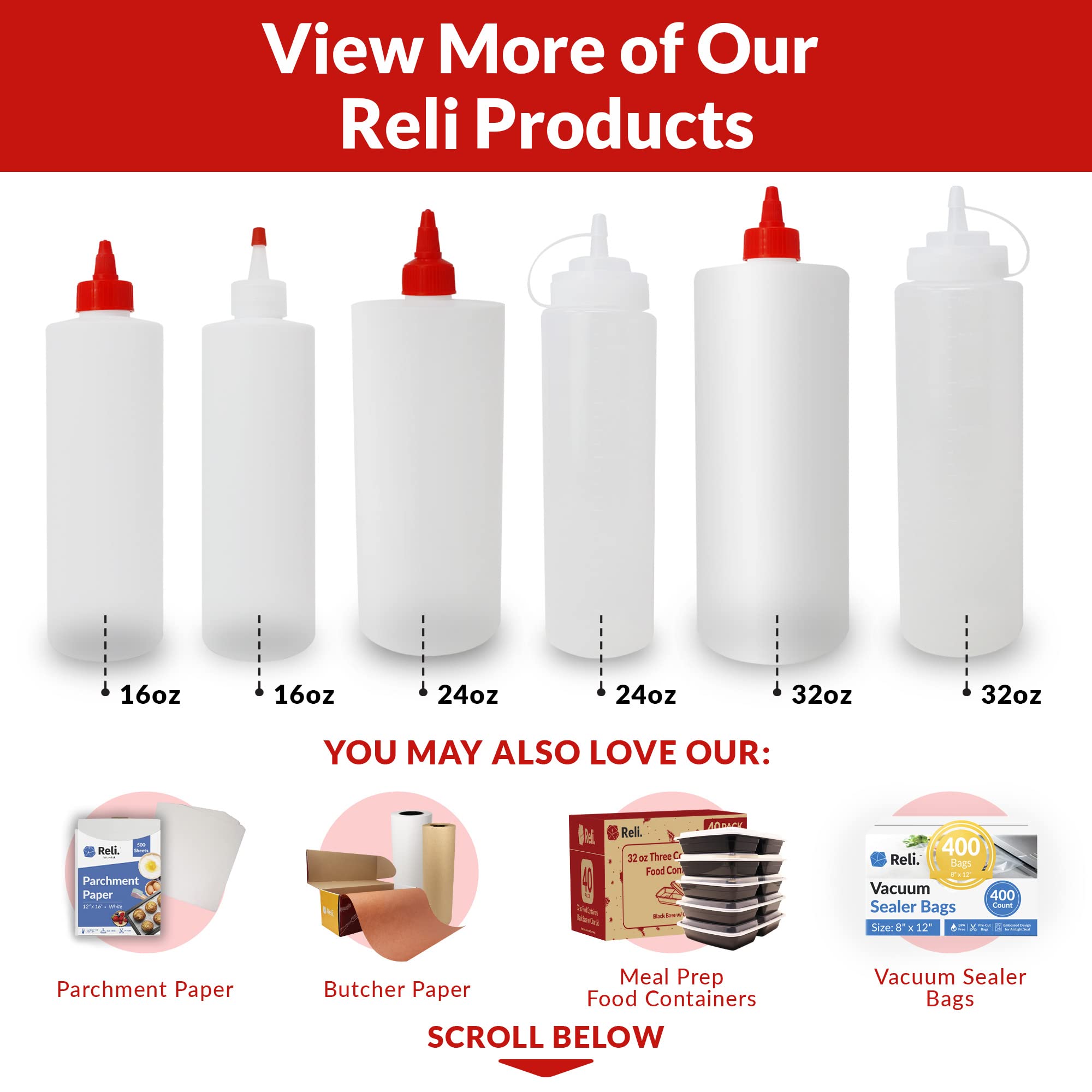 Reli storage bottle set keeps condiments neatly organized in the kitchen