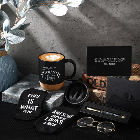 ReliThick boss card: black design ready for your message.