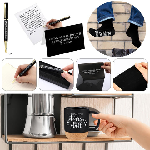 ReliThick boss pen: durable plastic, smooth writing in black finish.