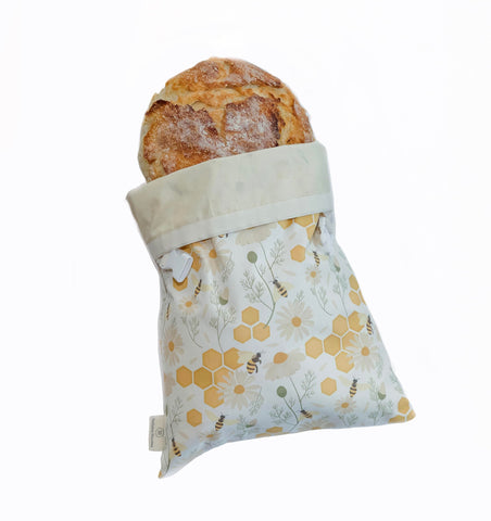 Reliable Rhodes bread bag freezer-safe close-up, suitable for freezing loaves without plastic wrap.