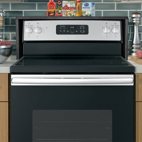 RELODECOR ebony fits above glass-top range for compact storage