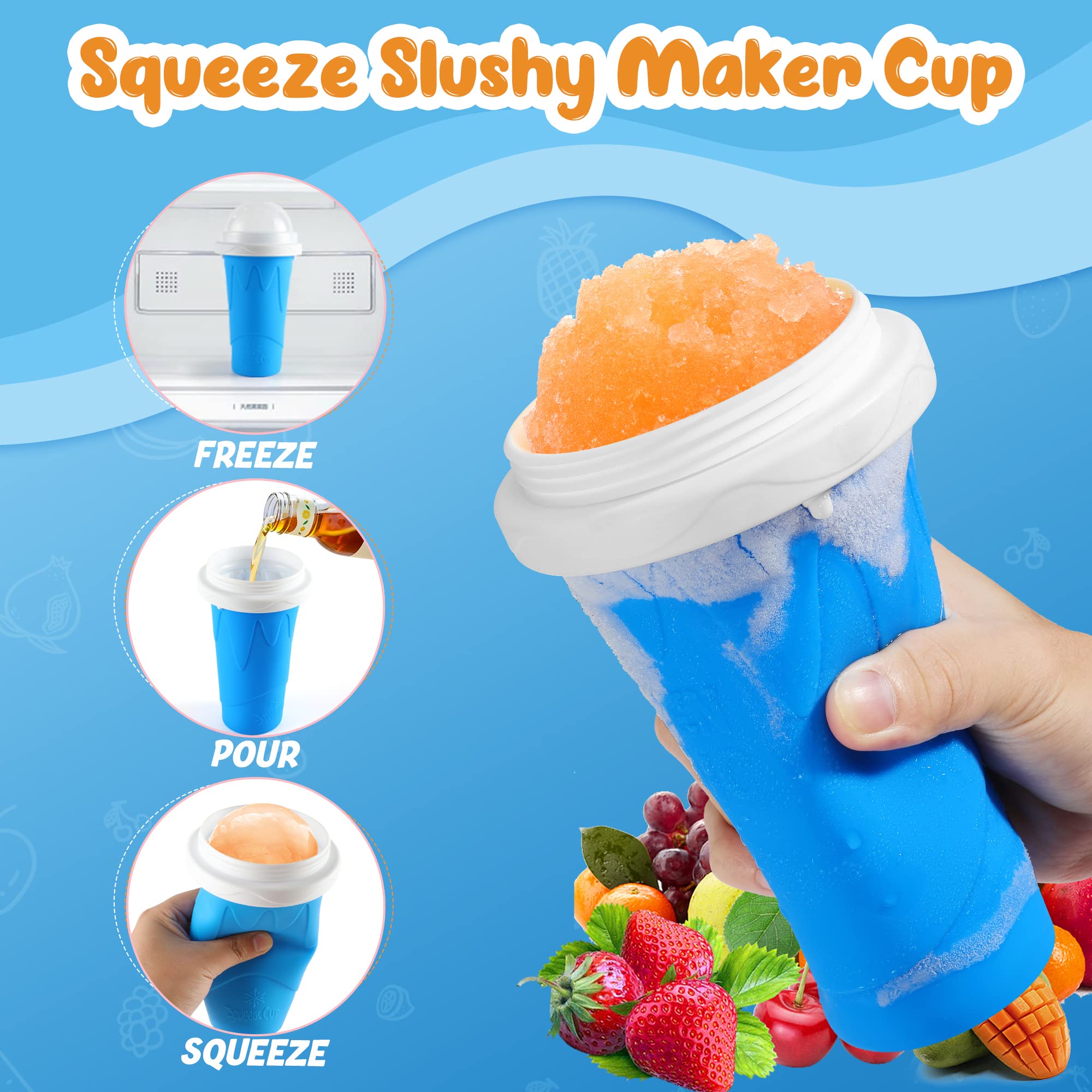 RELPOM Slushie Cup after-freeze is ready to enjoy