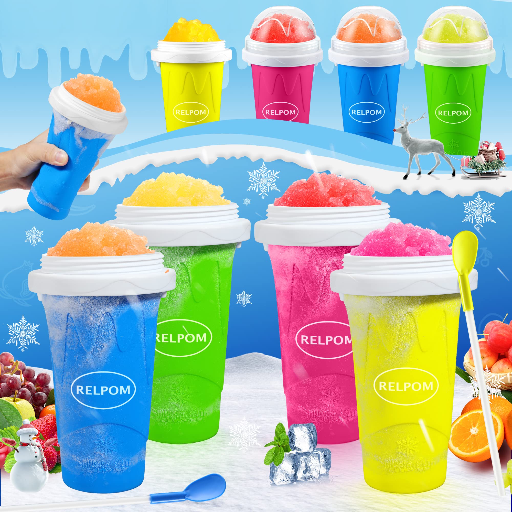 Gift-ready RELPOM Slushie Cup for party favors and rewards