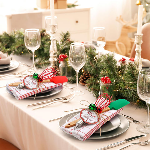 Remerry thank-you tags help label homemade treats for sharing.