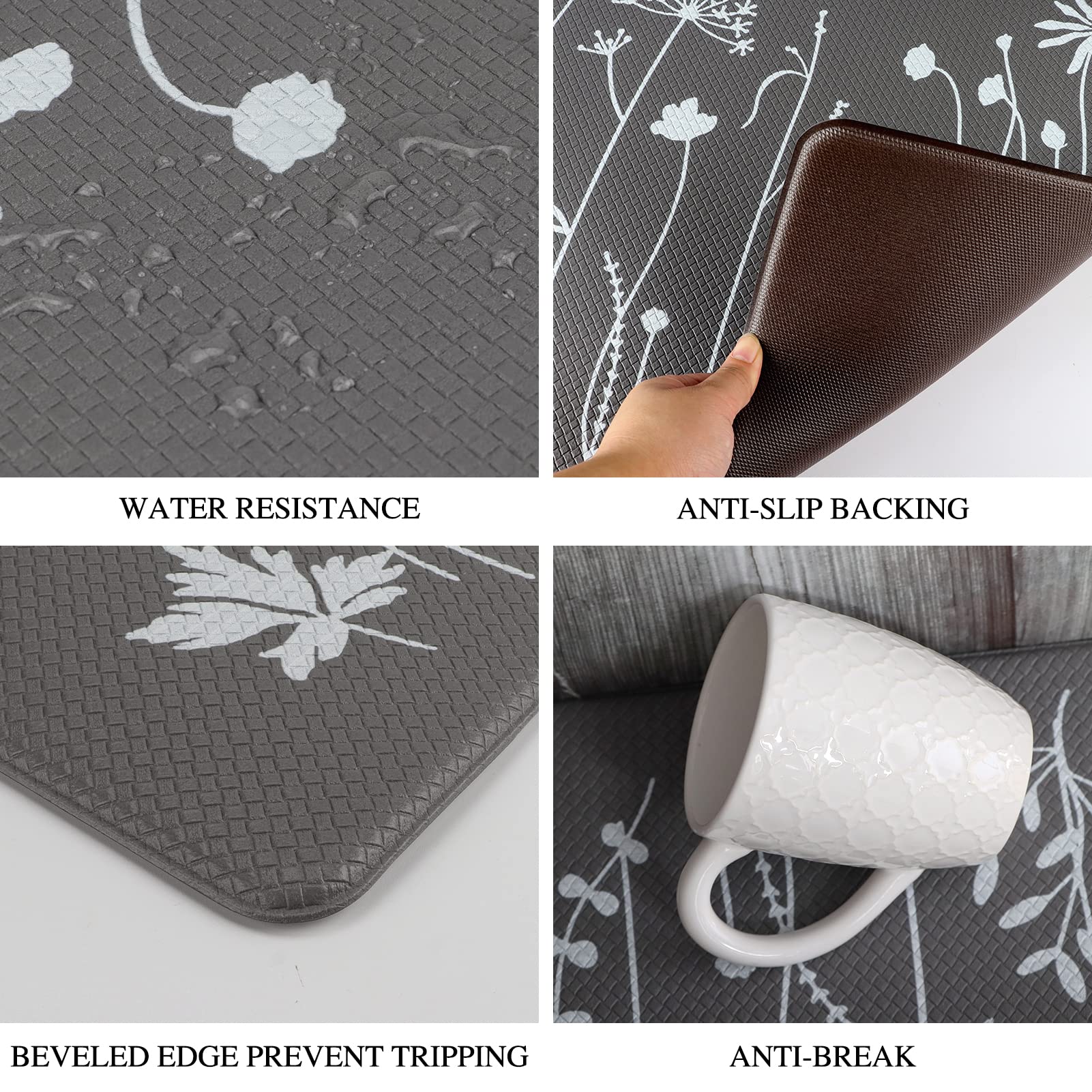 Rempry mat designed for office use and standing desks at home