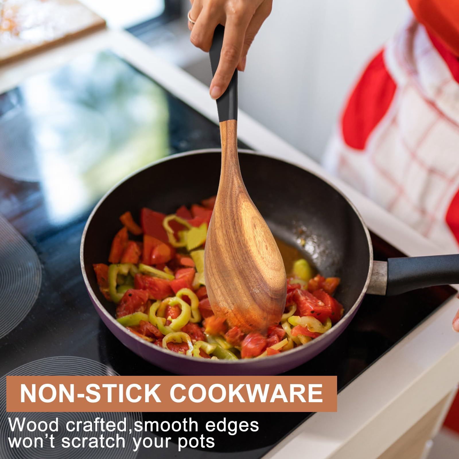 Renawe baking spoons ideal for mixing batter and sauces.