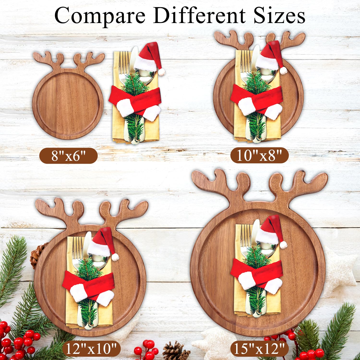 Renawe acacia charcuterie board large ideal for serving appetizers