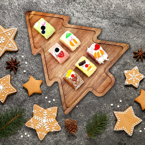 Renawe Acacia Tree Tray easy to clean with a damp cloth