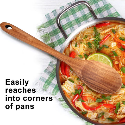 Renawe close-up acacia wood grain finish demonstrates durability.