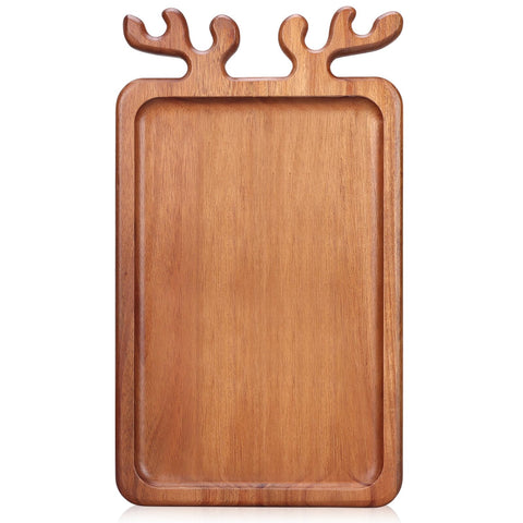 Renawe Christmas appetizer platter on wood tray for festive serving.