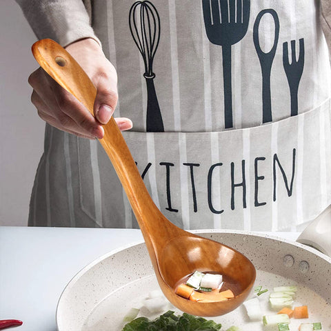 Renawe ladle spoon 8-inch handy for tasting and serving.