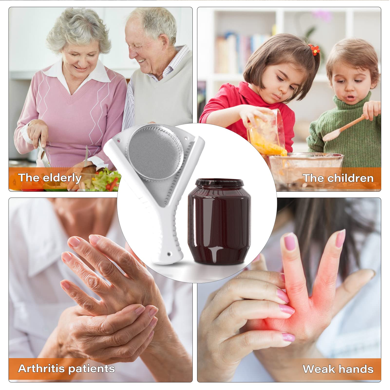 ReneeChef arthritis-friendly design helps seniors and others with limited grip.